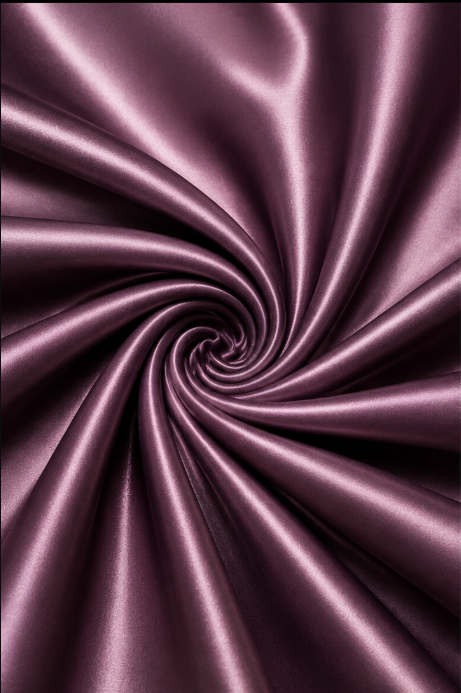 Vintage Mauve Silk Satin